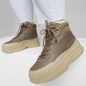 PUMA Lace-up bootie 'Mayra' in Brown
