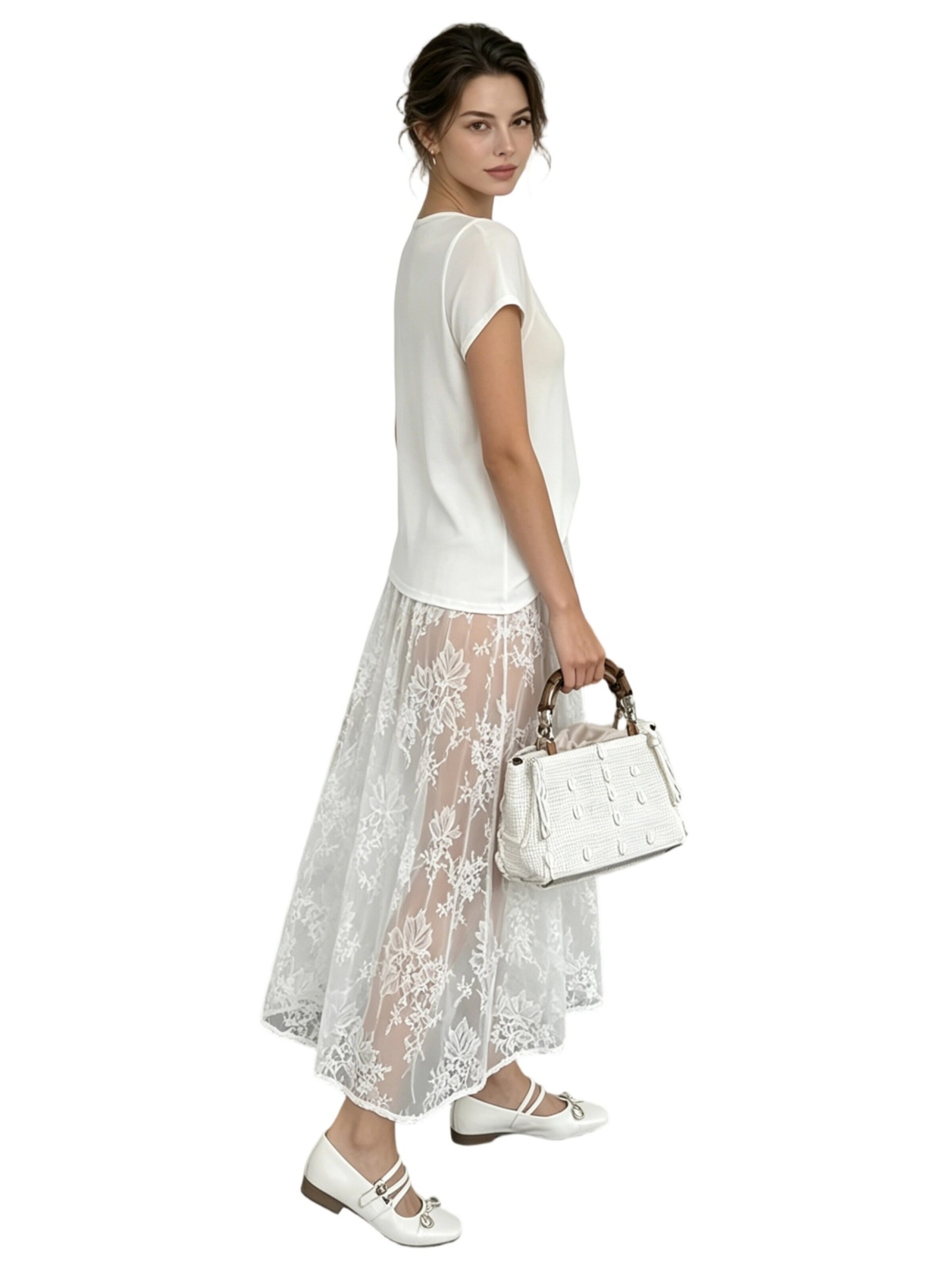 MODIURBAN Skirt in White