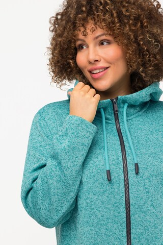 Ulla Popken Sweat jacket in Blue