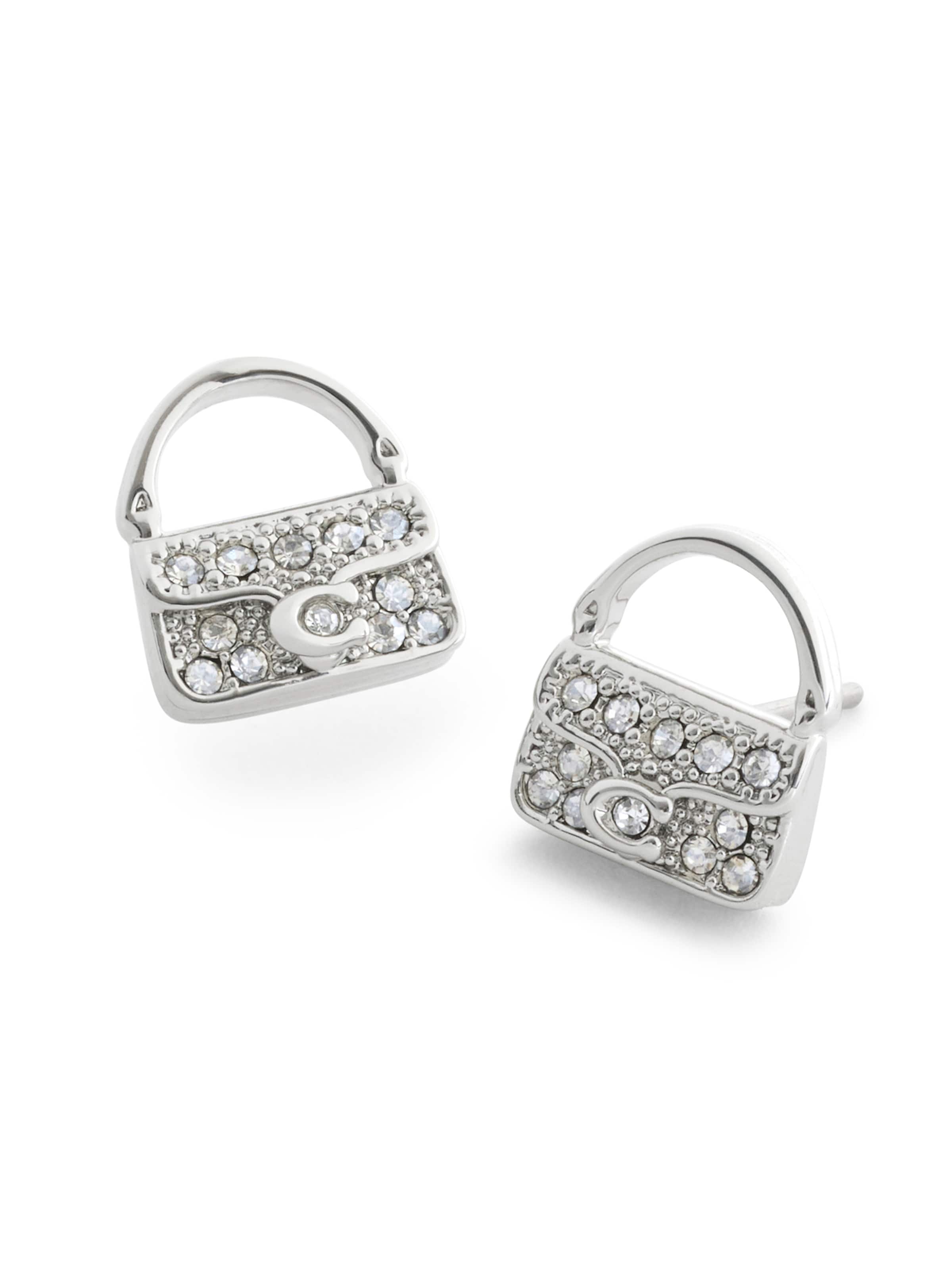 Orecchini 'Iconic Charms' di COACH in argento