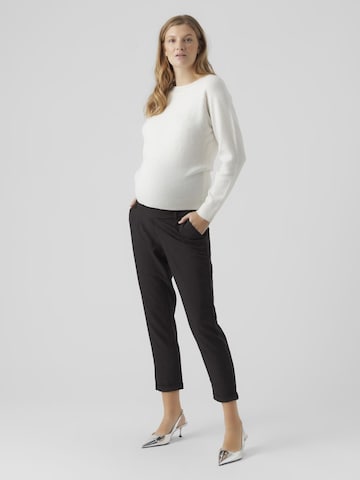 MAMALICIOUS Tapered Pants 'Lora' in Black