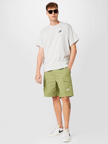 žalia Nike Sportswear Laisvas Laisvo stiliaus kelnės
