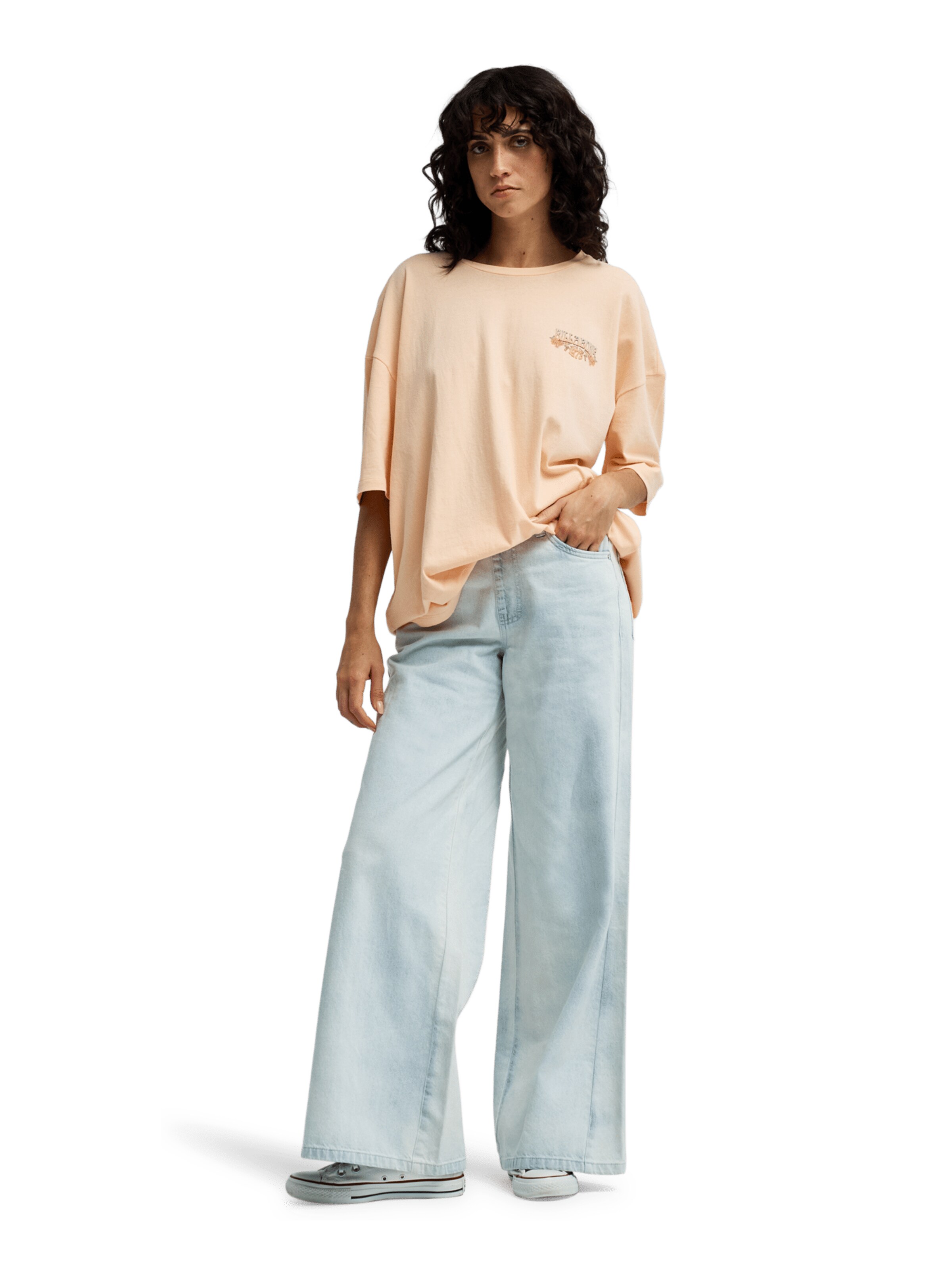 BILLABONG Oversized Shirt 'Waterfall' in Orange