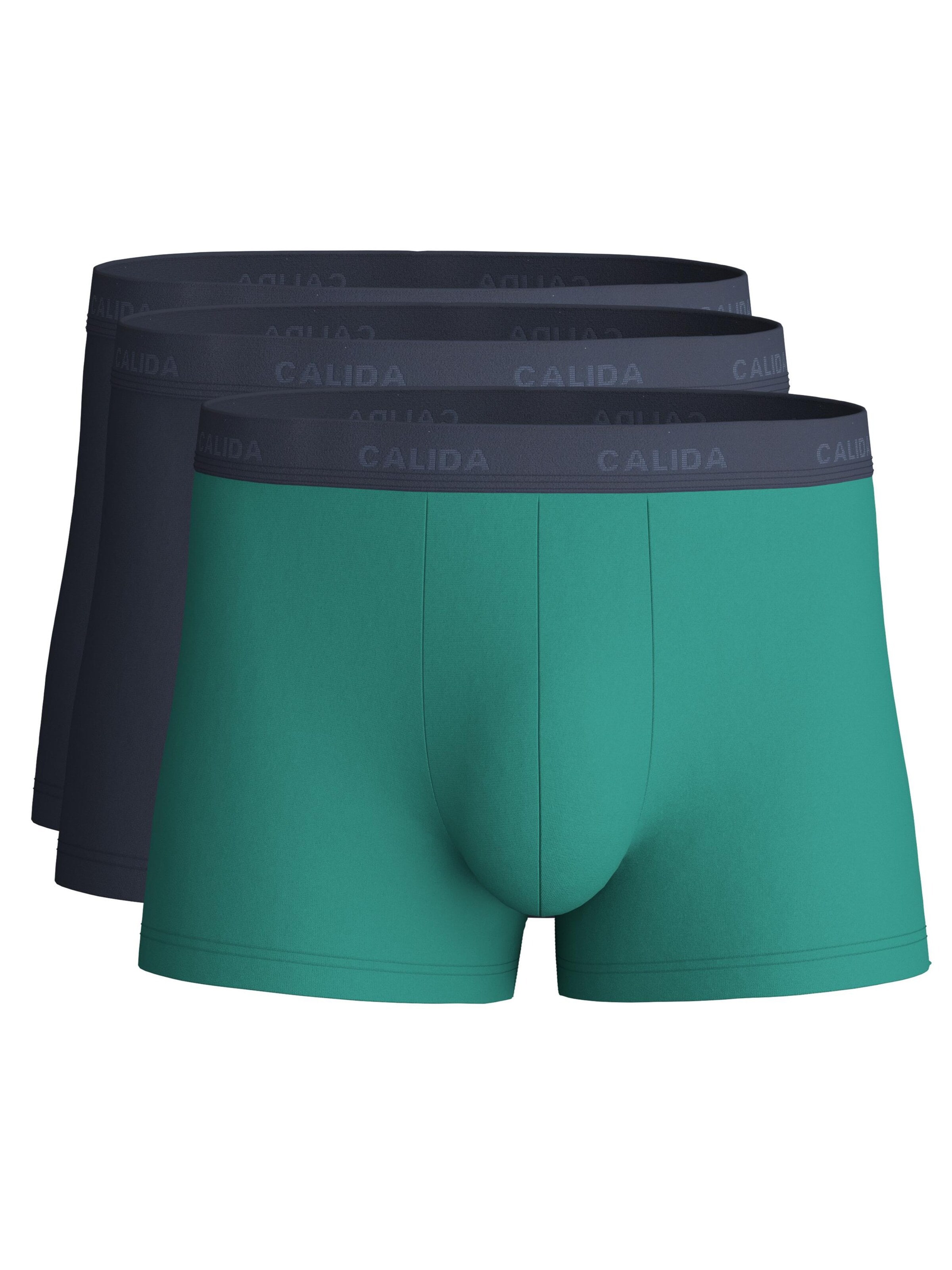 Boxers 'Cotton Special' CALIDA en vert : devant
