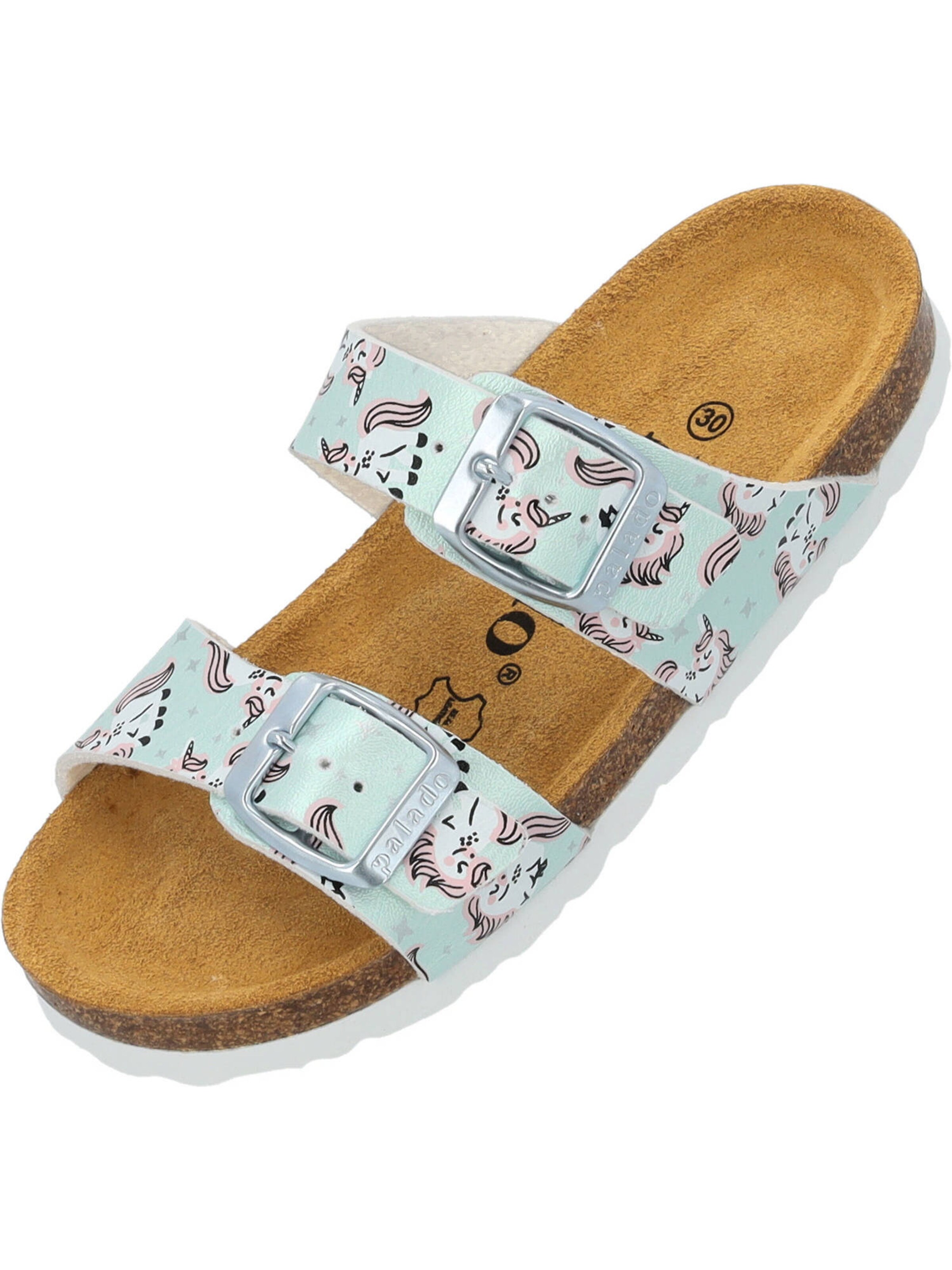 PaladoOtvorene cipele 'Samos' - zelena boja: prednji dio