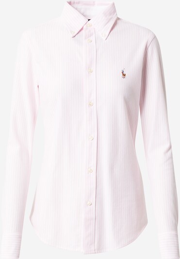 Camicia da donna Polo Ralph Lauren di colore rosa / bianco, Visualizzazione prodotti