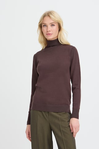 b.young Pullover 'BYMmorla' in Braun: Vorderseite