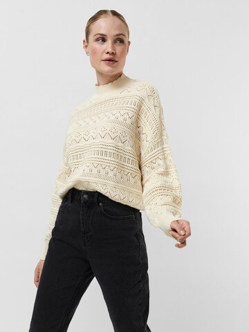 VERO MODA Sweater 'True' in Beige: front