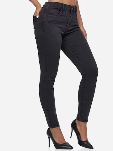 Tazzio Skinny Jeans 'F105' in Zwart