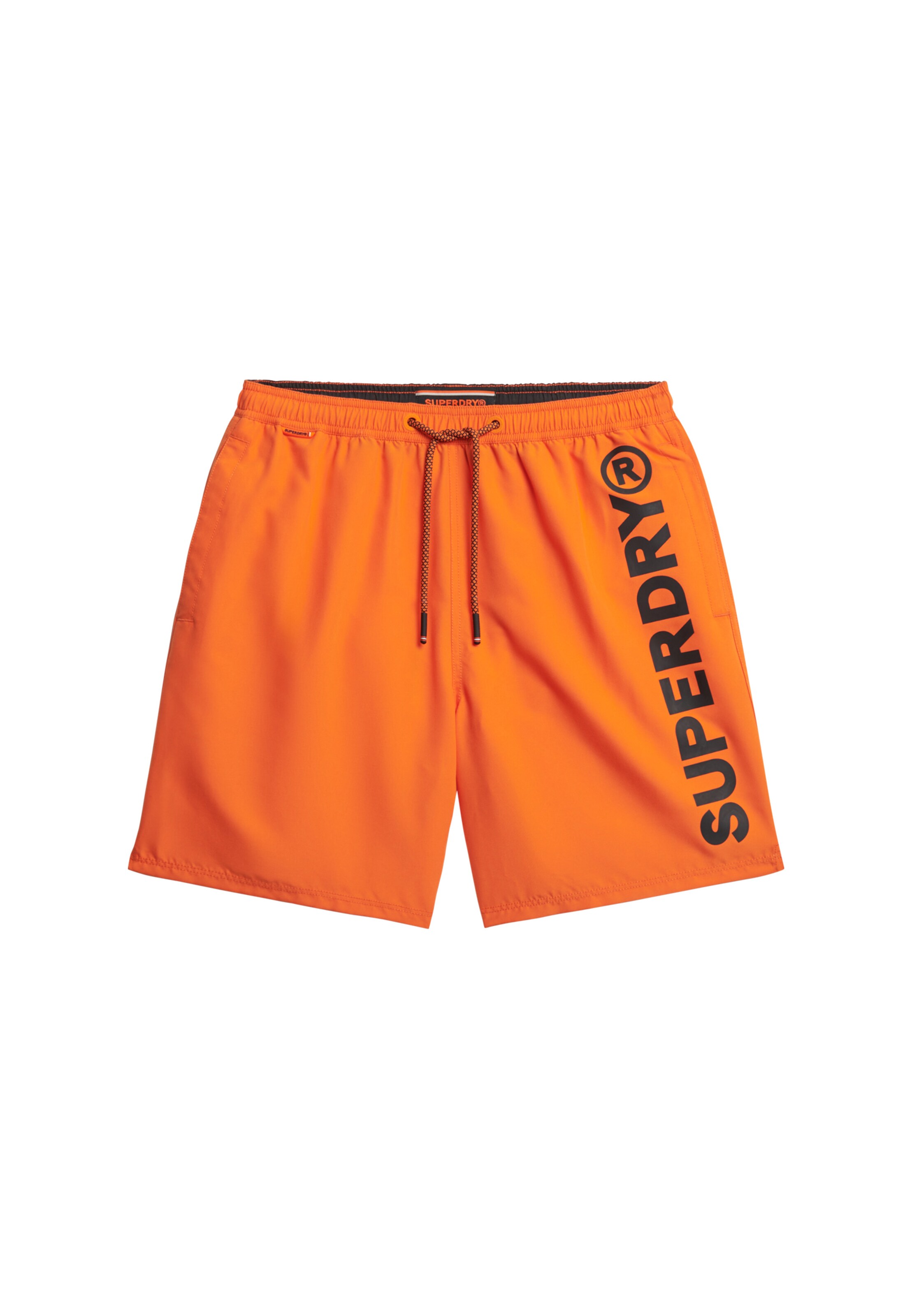 Shorts de bain Superdry en orange : devant