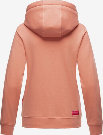 NAVAHOO Zip-Up Hoodie 'Cremetörtchen' in Orange