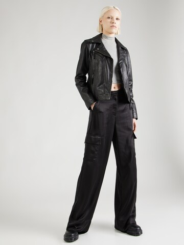 Wide Leg Pantalon cargo 'KHAT' Marella en noir