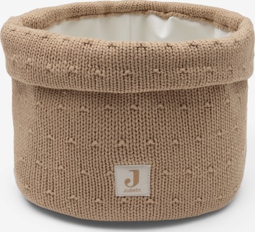 Jollein Box/Basket 'Sprinkle Knit' in Brown: front