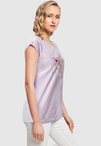 ABSOLUTE CULT T-Shirt 'Stranger Things - Hoppers Live' in Lila