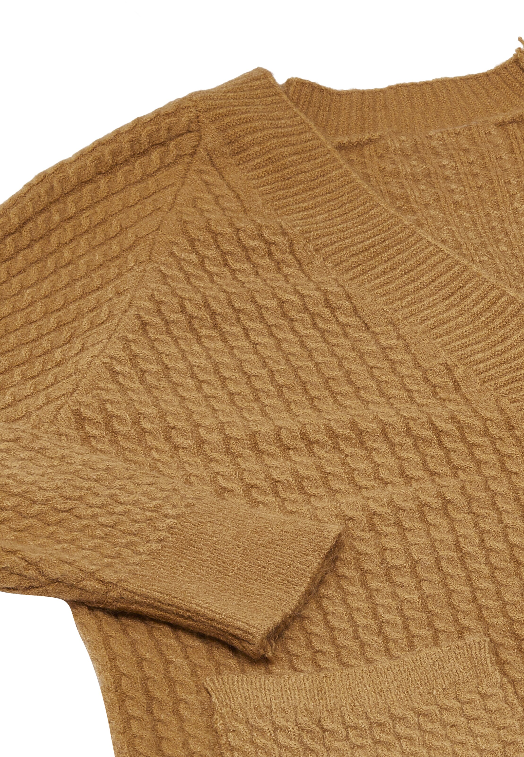 RISA Вязаная кофта в Коричневый