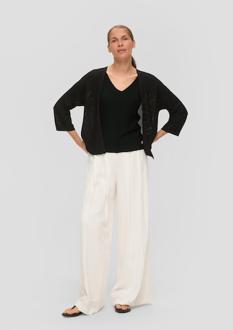 s.Oliver BLACK LABEL Svetr – černá