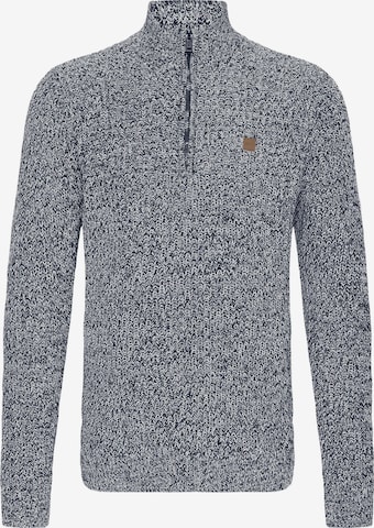 !Solid Sweater 'SDRicardo' in Blue: front