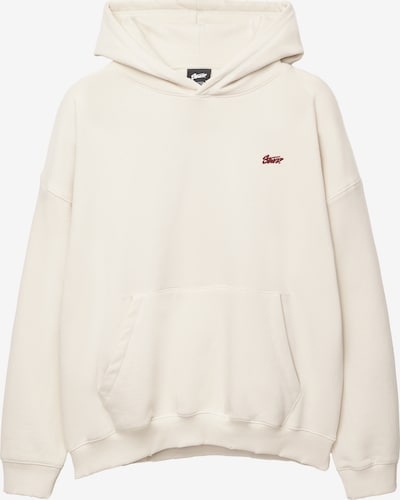 Pull&Bear Sweater majica 'STWD' veličine XS u bordo / bijela, Pregled proizvoda