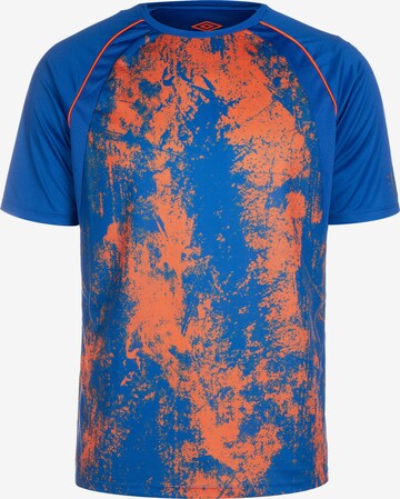 T-Shirt fonctionnel UMBRO en bleu : devant