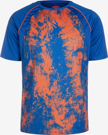 T-Shirt fonctionnel UMBRO en bleu : devant