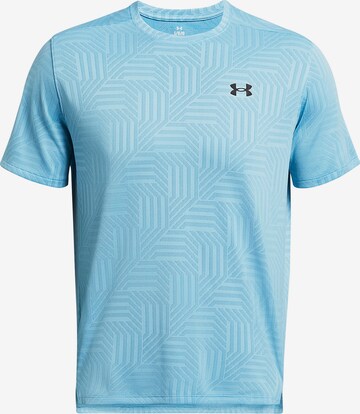 UNDER ARMOUR Performance Shirt ' Vent Geotessa ' in Blue: front