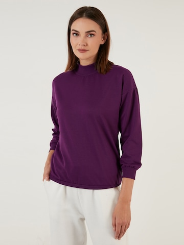 LELA Sweatshirt in Purple: front