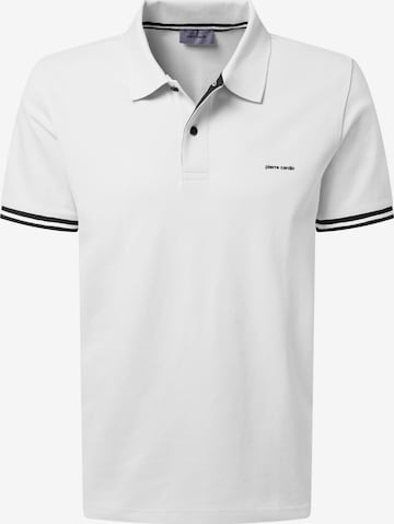 PIERRE CARDIN Kurzarm-Poloshirt in Weiß: Vorderseite