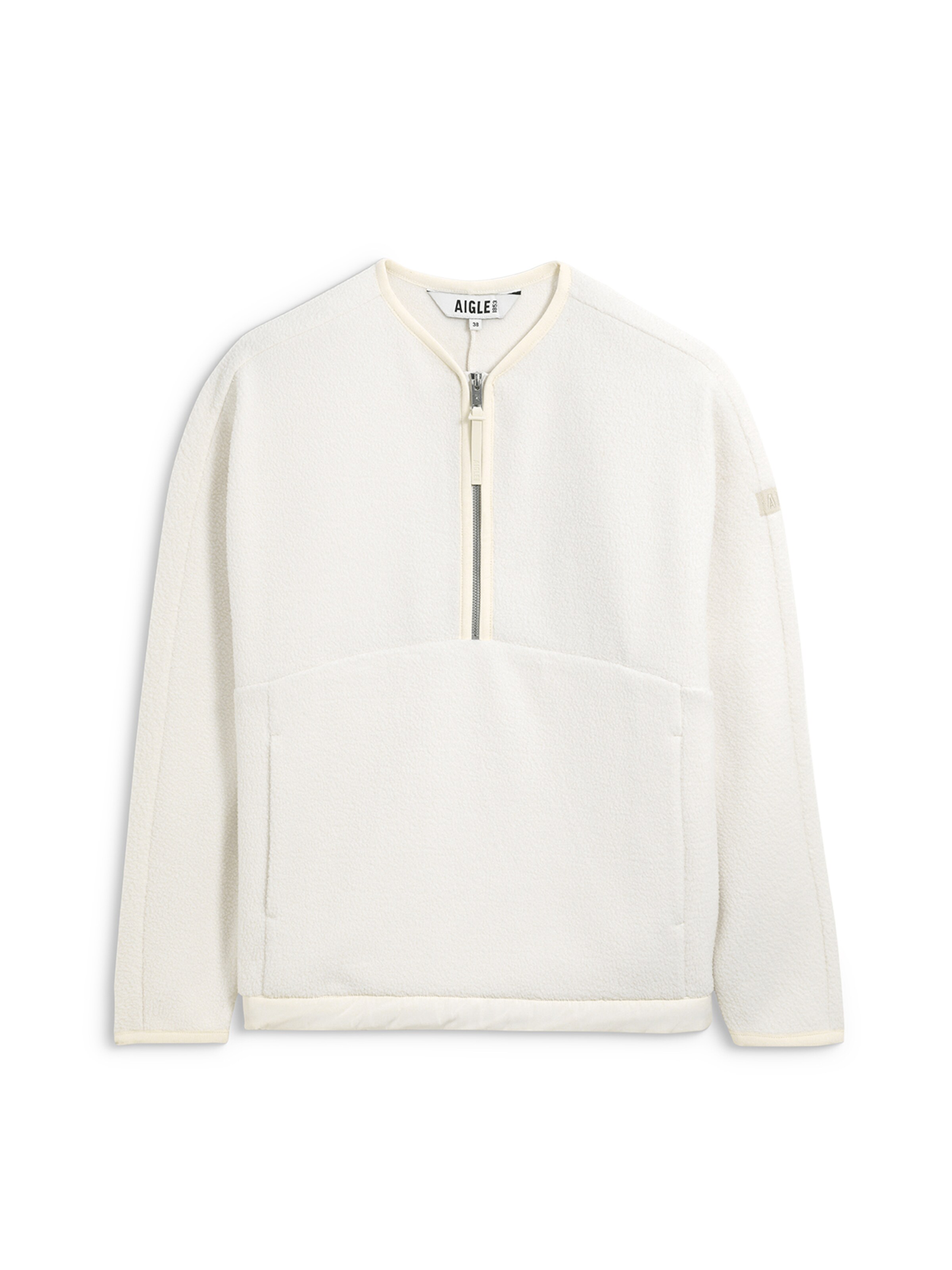 AIGLE Fleece jacket in Beige: front