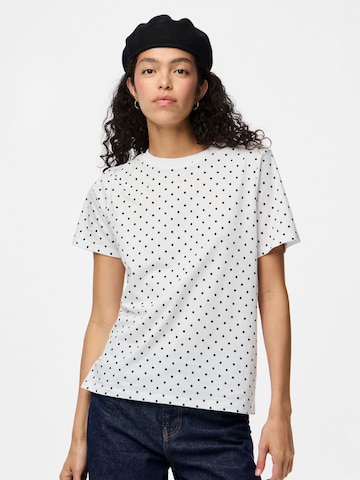 PIECES Shirt 'PCRIA' in Wit: voorkant