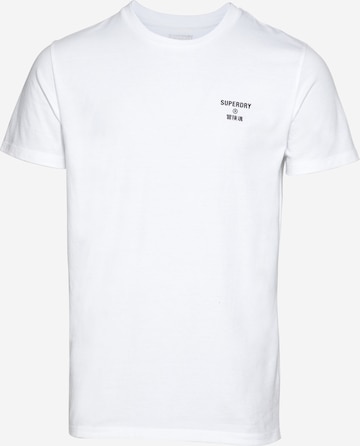 Superdry - Camiseta funcional 'Core' en blanco: frente