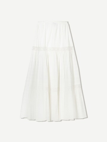 Jupe Bershka en blanc
