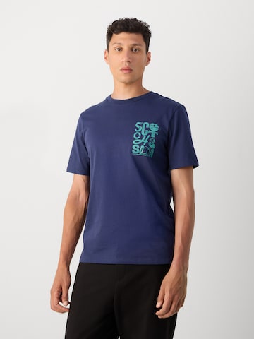 SCOTCH & SODA Póló - kék: elől