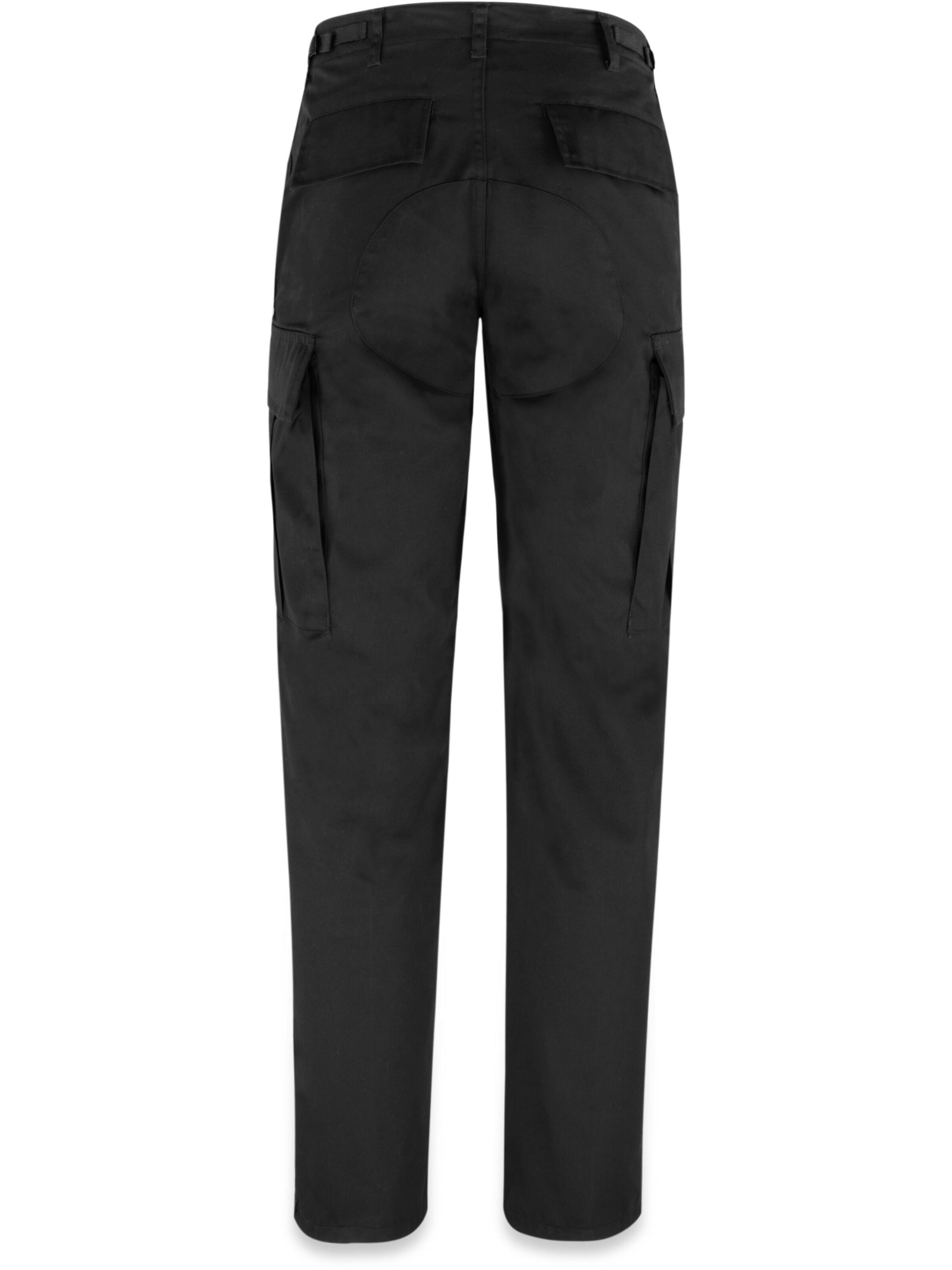 normani Regular Outdoorbroek ' Trooper ' in Zwart