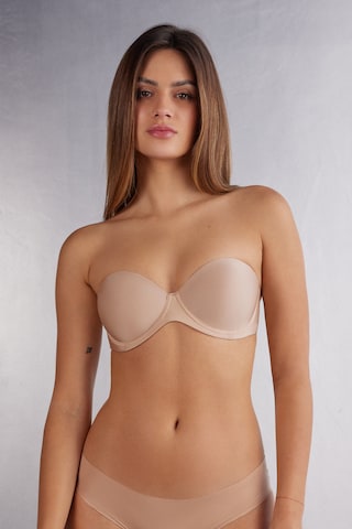 INTIMISSIMI Balconette Bra in Beige: front