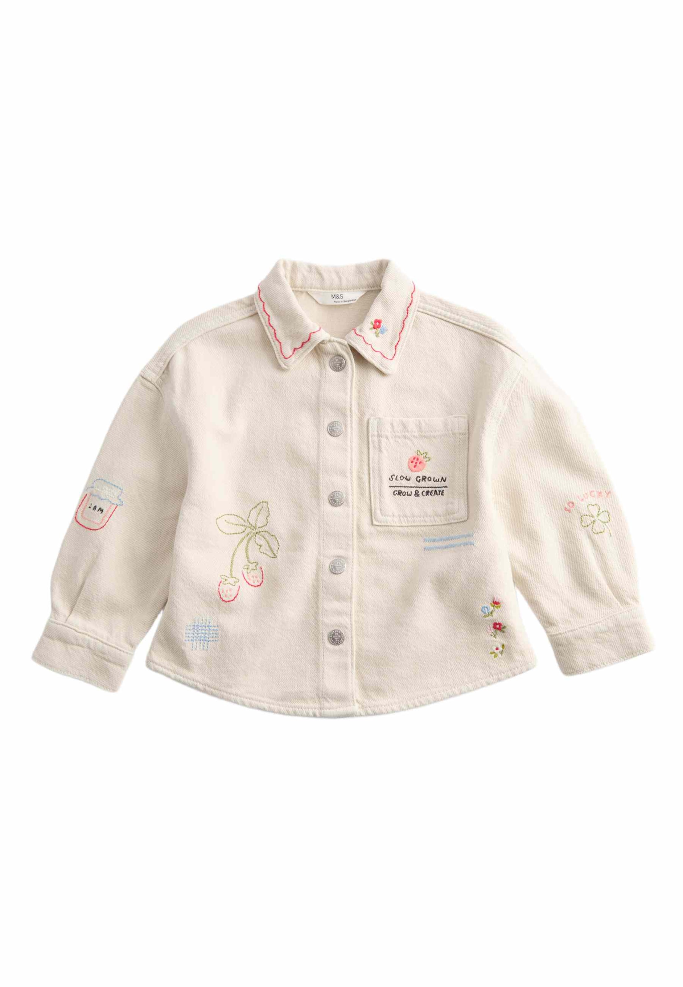 Giacca di mezza stagione di Marks & Spencer in beige: frontale