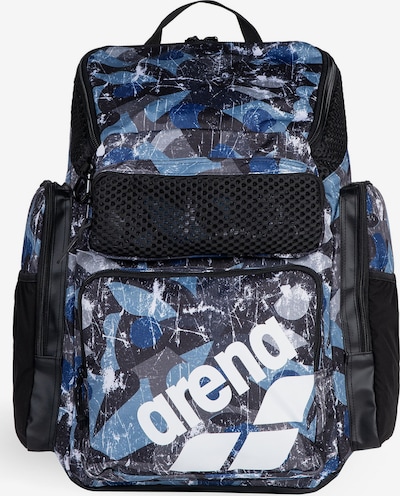 ARENA Urheilureppu 'ONE GO BACKPACK 45L AO' värissä tummansininen / tummanharmaa / musta / valkoinen, Tuotenäkymä