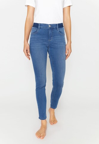 Angels Slimfit Jeans in Blauw: voorkant