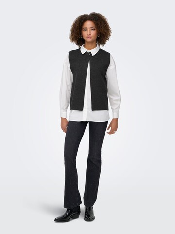 ONLY Knitted vest 'ONLAnneli' in Grey