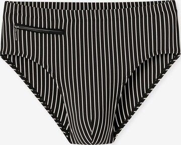 SCHIESSER Swim Trunks ' Ocean Swim ' in Black: front
