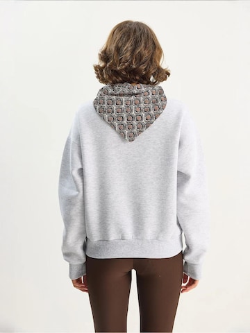 Bianco Lucci Sweatshirt in Grey