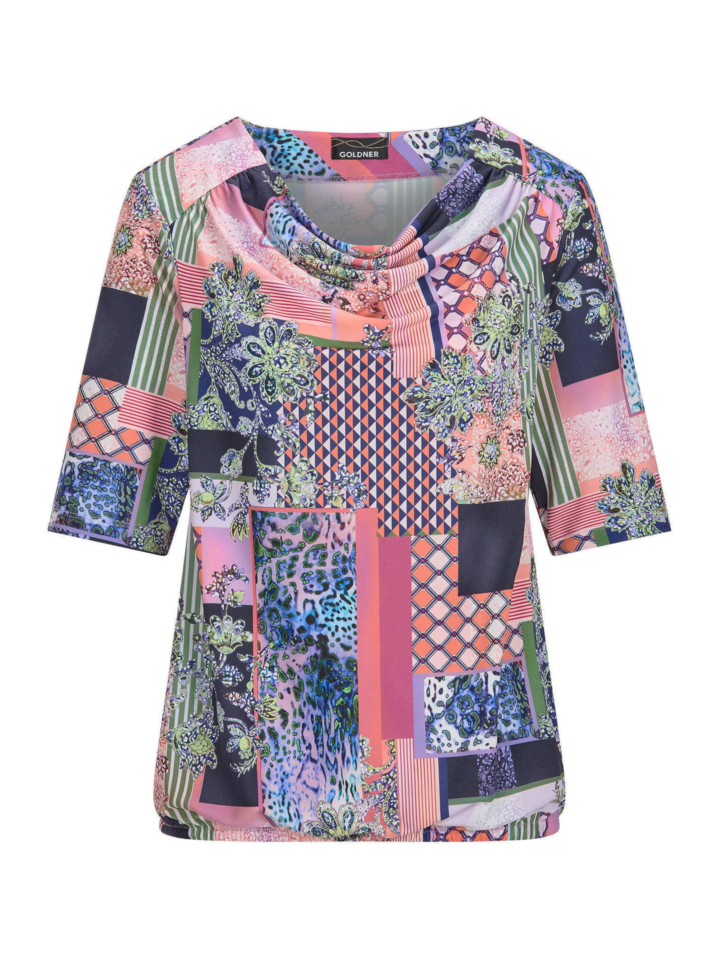 Goldner Shirt in de kleur Marine / Gemengde kleuren, Productweergave