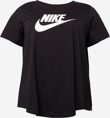 Nike Sportswear Λειτουργικό μπλουζάκι σε μαύρο: μπροστά