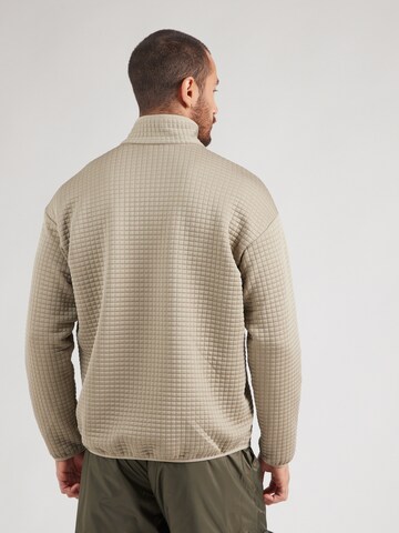 JACK WOLFSKIN Athletic fleece jacket 'MOGARI' in Grey