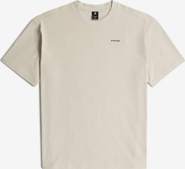 G-STAR Shirt 'Rib Insert Relaxed' in White: front