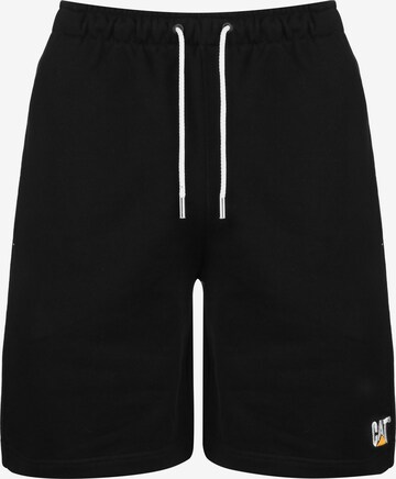 CATERPILLAR Regular Pants in Black: front