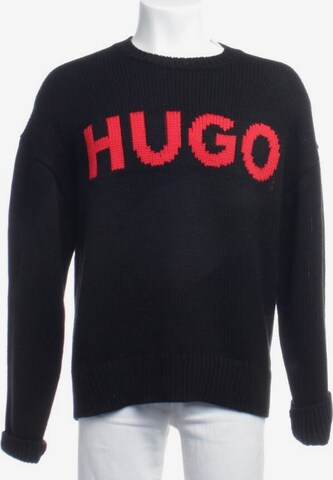 HUGO Pullover / Strickjacke L in Schwarz: predná strana