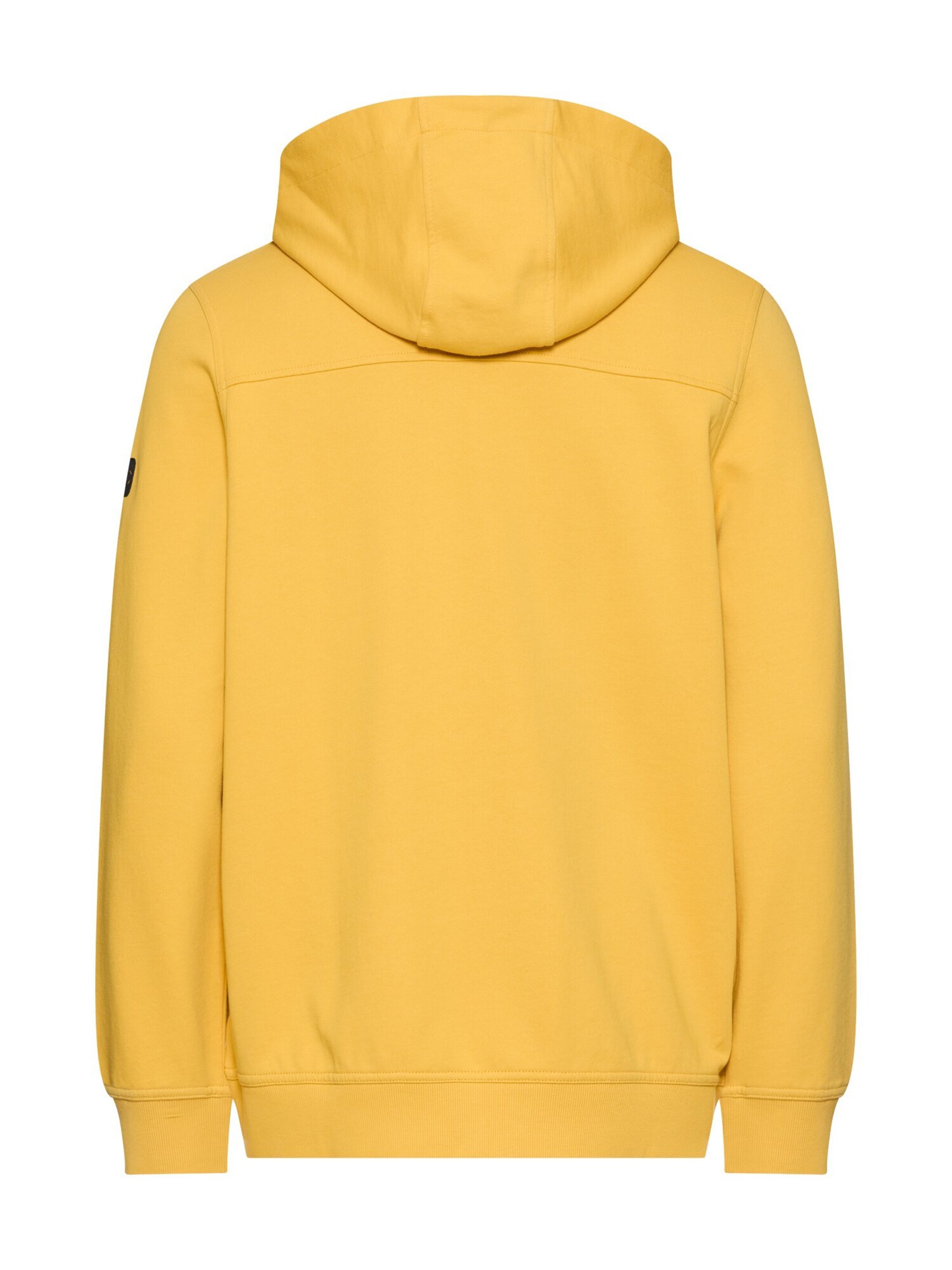 CAMEL ACTIVE Zip-Up Hoodie in Yellow