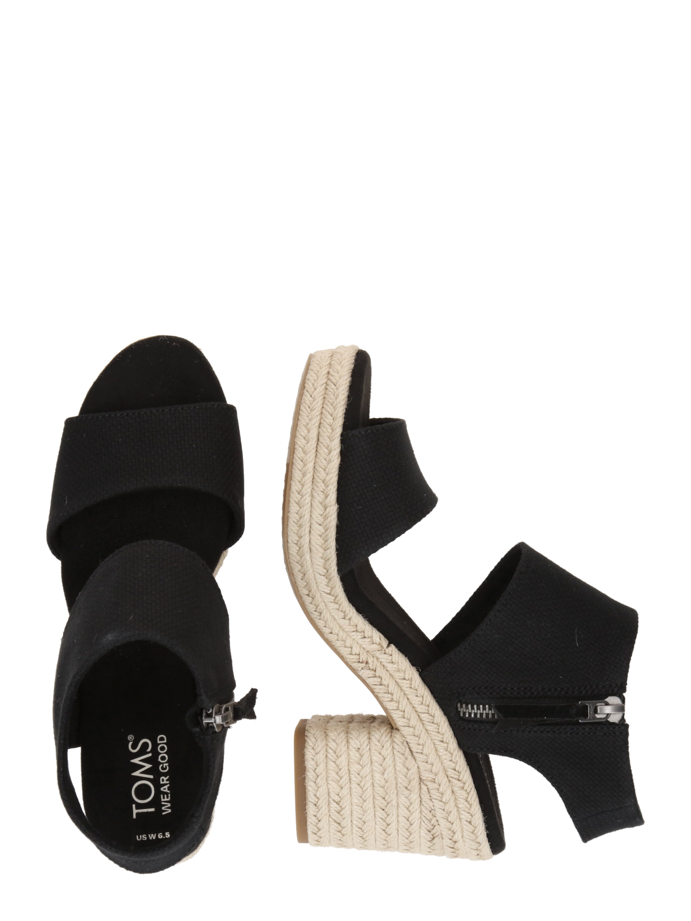 Sandalo 'MAJORCA' di TOMS in nero