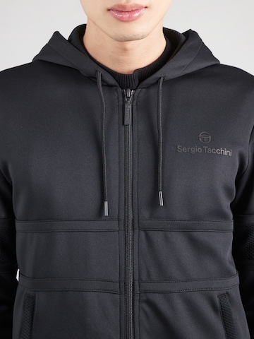 Sergio Tacchini Sweatjacke 'MIHON' in Schwarz