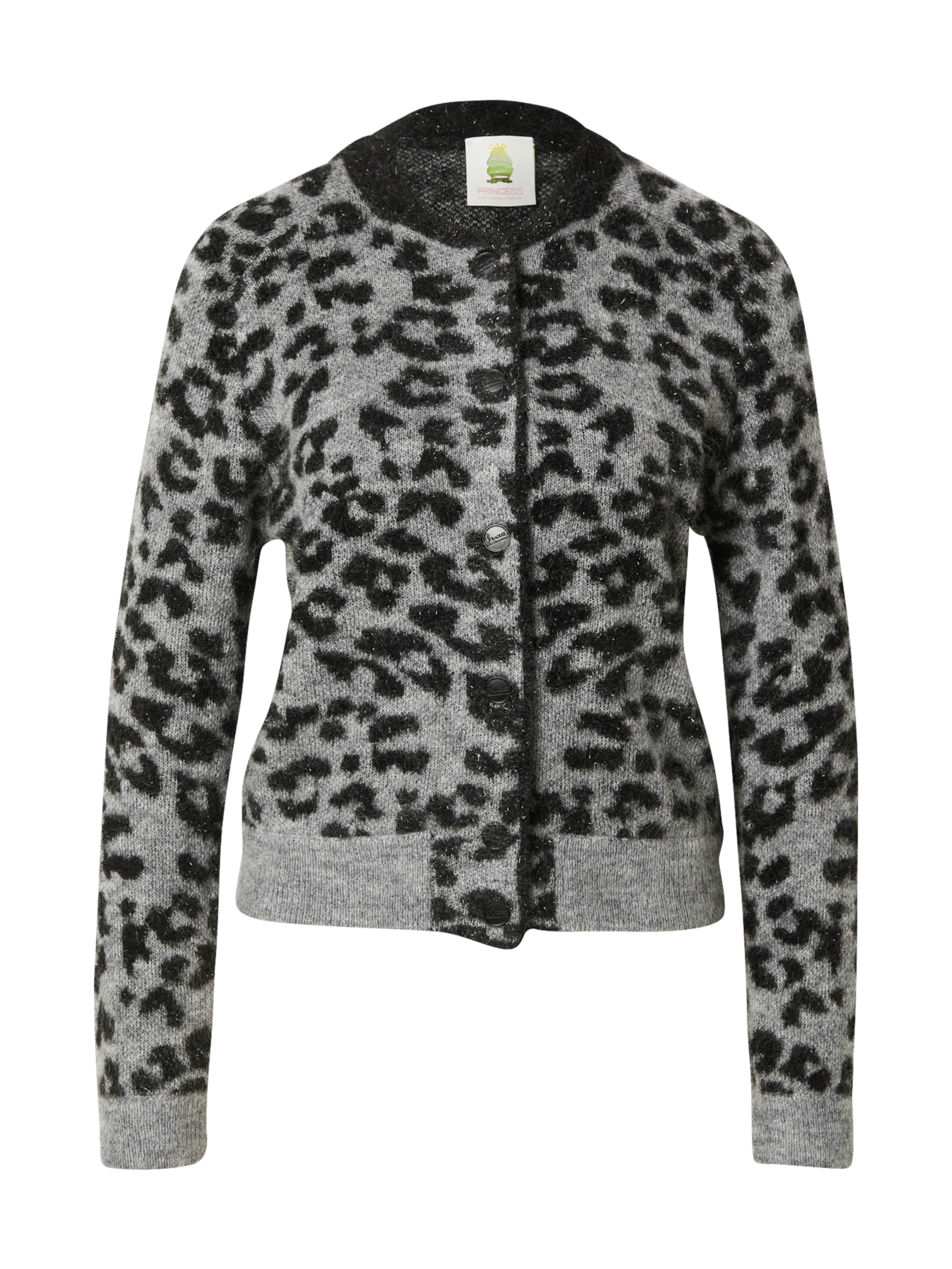 PRINCESS GOES HOLLYWOOD Плетена жилетка в сиво: отпред